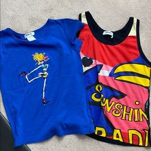 Girls rykiel tank top and tshirt